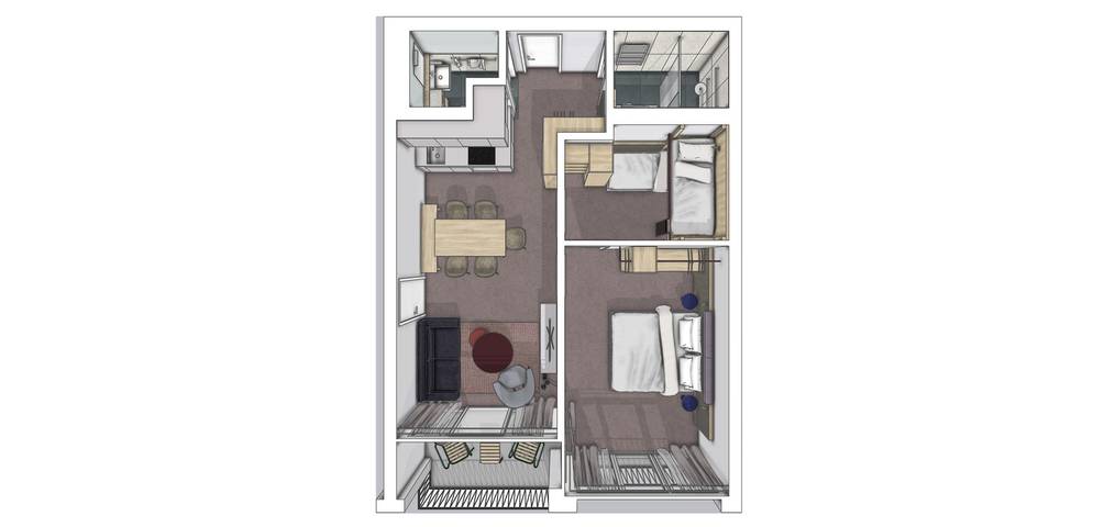Ferienhaus für 7 Personen, mit Terrasse, kinderfreundlich