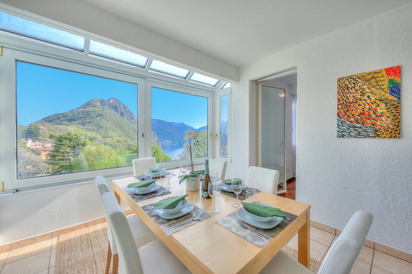 Appartement entier, Residenza Parco Carona in Lugano, Lac de Lugano