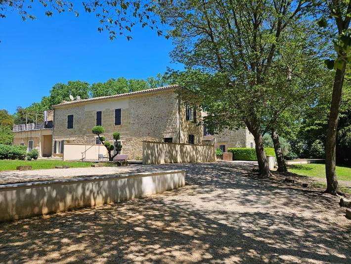 Gîte pour 4 personnes, avec jardin ainsi que vue et terrasse à Sernhac - 4