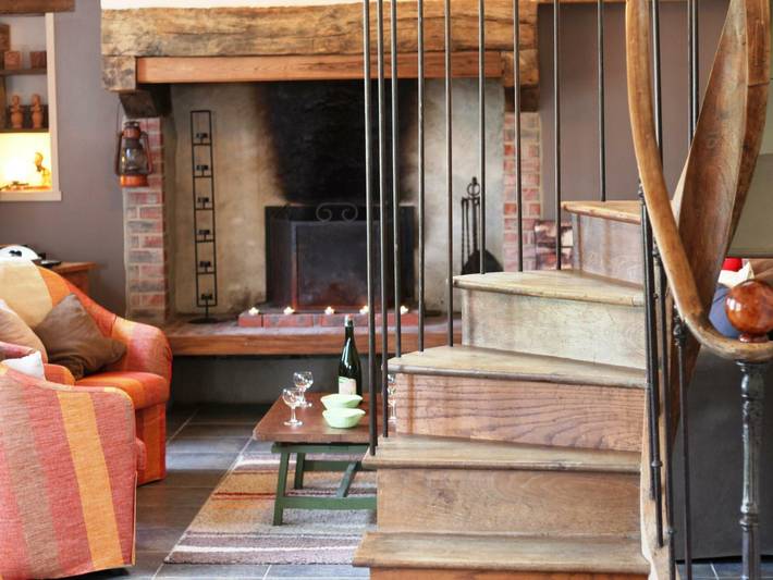 Gîte pour 4 personnes, avec jardin à Orval