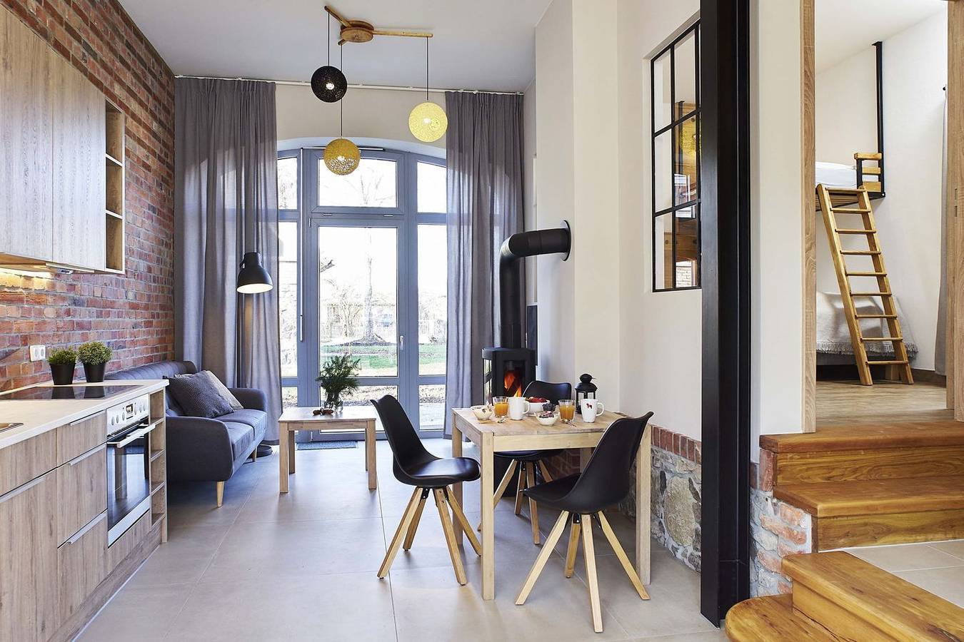 Ganze Wohnung, Tenne mit 36 m²  für 2+1 kleinere Pers., 1 Doppelzimmer mit Hochbett 180x80 cm in Görzig, Rietz-Neuendorf