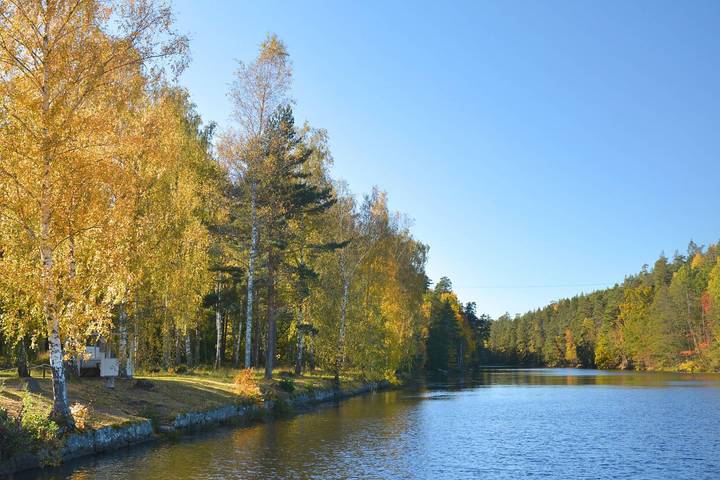 Hus Fågelfors – Familienfreundliches Schwedenhaus mit Sauna & Kamin in Småland in Högsby