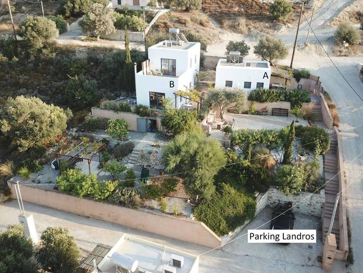 Ferienhaus für 5 Personen, mit Balkon und Terrasse sowie Garten und Ausblick