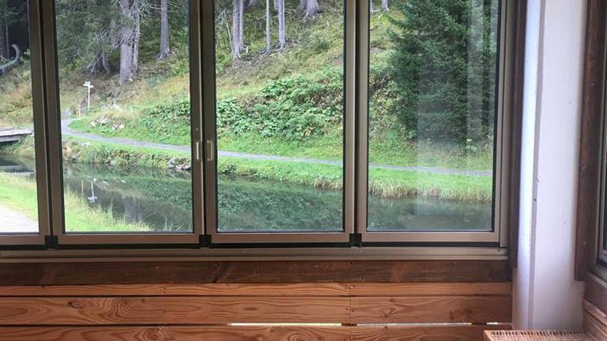 Appartement voor 6 personen, with uitzicht and tuin as well as uitzicht op het meer in Warth