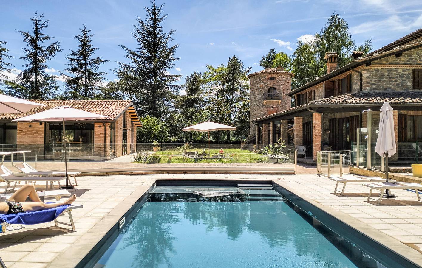 Casa vacanza per 16 persone con giardino in Comunanza, Parco nazionale dei Monti Sibillini