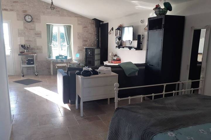 Gîte pour 2 personnes, avec terrasse et jardin à Chenac-Saint-Seurin-d'Uzet - 3