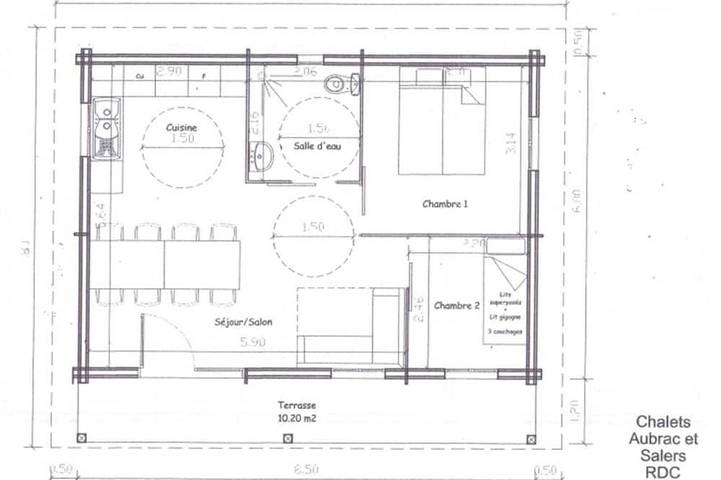 Gîte pour 7 personnes, avec jacuzzi à Saint-Flour - 3