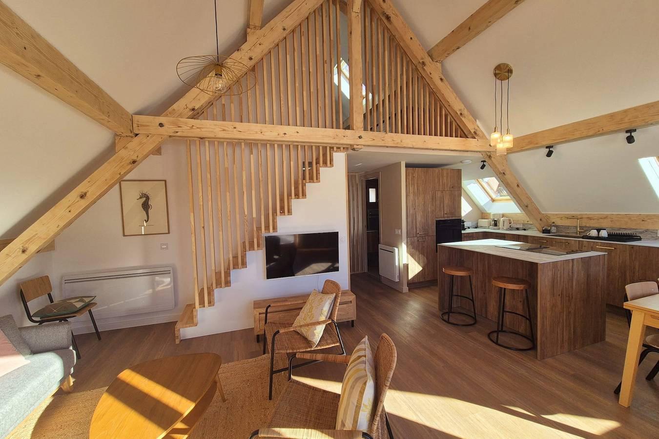 Magnifique chalet 6 couchages au calme in La Féclaz, Les Déserts