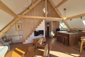 Gîte pour 6 personnes, avec balcon et jardin, adapté aux familles dans La Féclaz