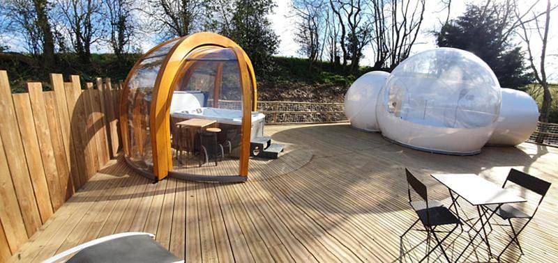 Tente pour 2 personnes, avec vue et jardin dans le Calvados - 2