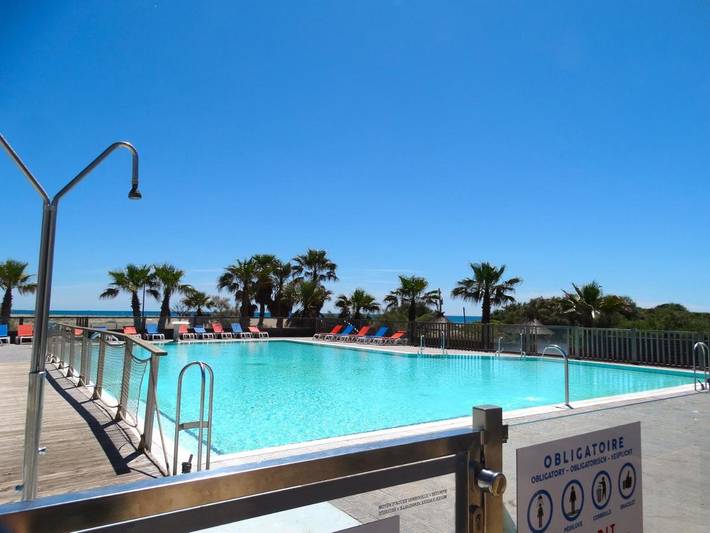 Location de vacances pour 4 personnes, avec Jacuzzi ainsi que Terrasse et Piscine dans Serignan Plage - 2