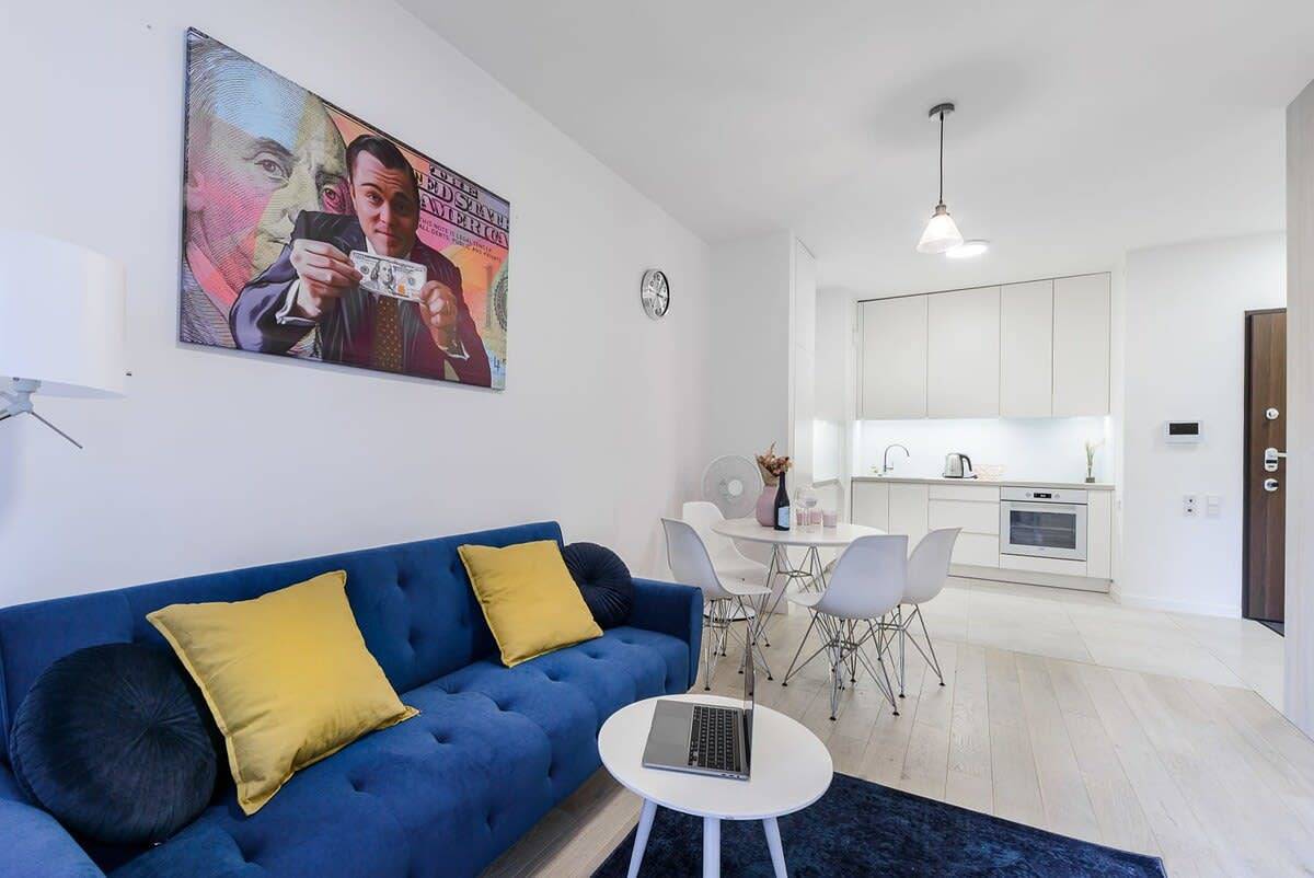 Appartamento intero, Lumina apartment in Mennica Residence Warsaw in Varsavia, Masowien