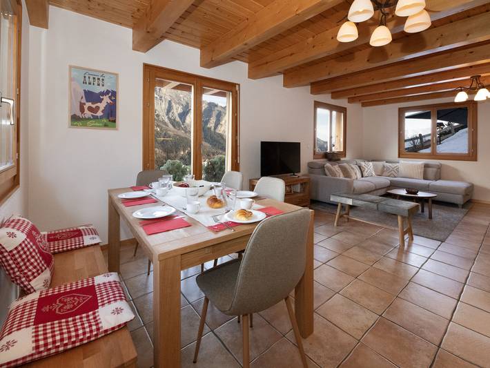 Location de vacances pour 6 personnes, avec balcon dans Ovronnaz - 4