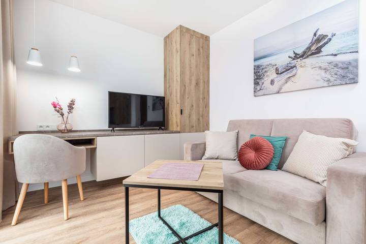 Ferienwohnung für 2 Personen, mit Garten in Mielno