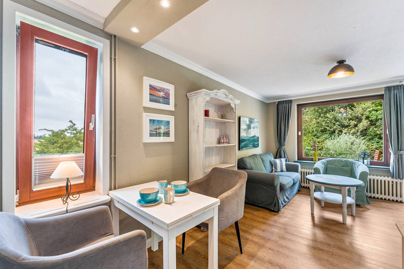 Ganze Wohnung, Apartment 'Ostseeblick Fewo 8' mit privater Terrasse, Gemeinschaftsgarten und Wlan in Kronsgaard, Schleswig-Flensburg