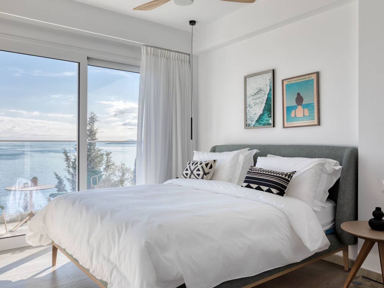 Appartement entier, Luxuriöse Wohnung mit Meerblick Stoa Serenity in Katavolos, Corfou