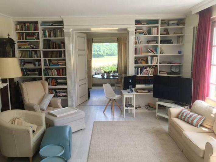 Ferienwohnung für 5 Personen, mit Terrasse und Garten sowie Sauna und Ausblick