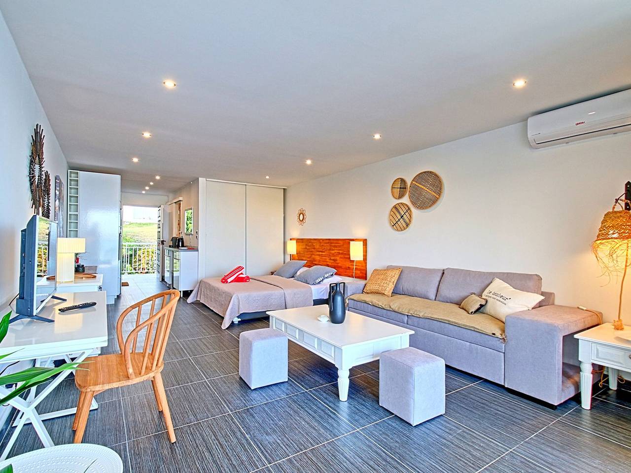 Studio entier, Studio Orchidée à Mont Vernon avec vue sur Baie Orientale in Saint Martin