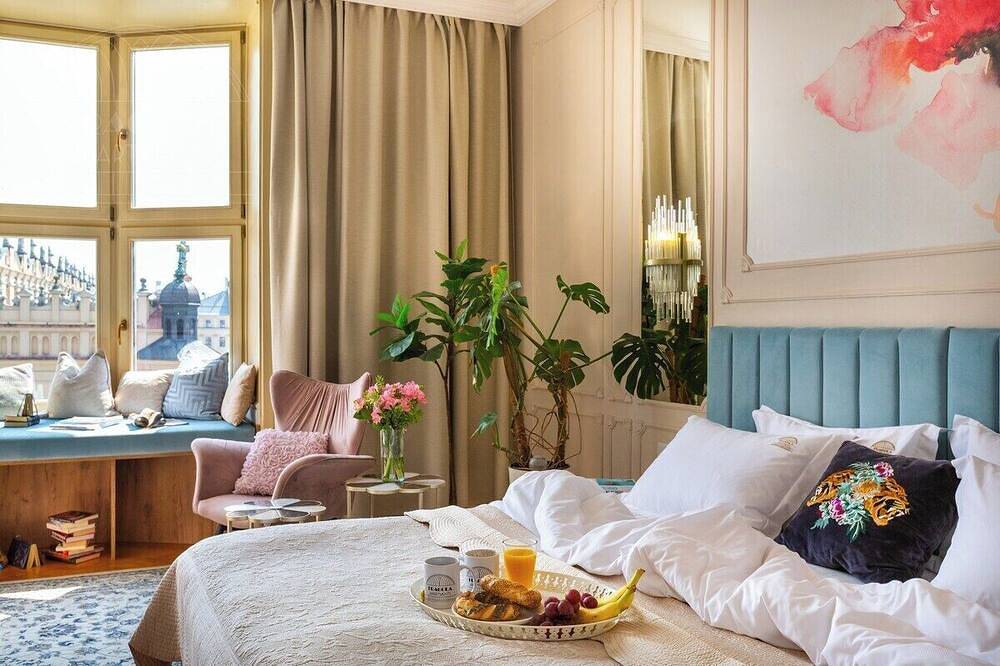 Appartement entier, Feniks Indigo studio with a Main Square view in Cracovie, Petite-Pologne