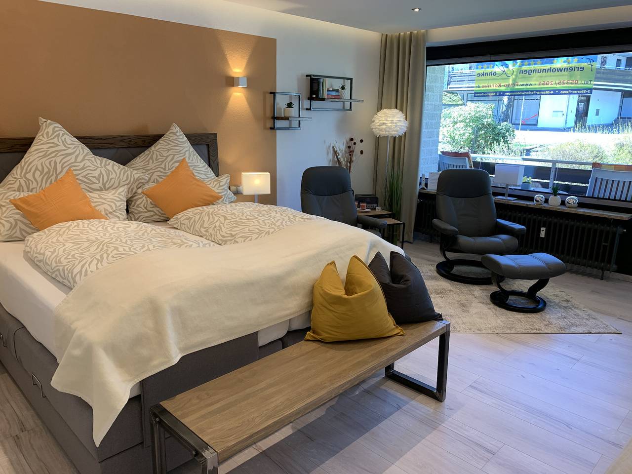 Ganze Wohnung, Ferienwohnung 'Harzfewo Köhnke 4' mit Bergblick, Gemeinschaftsgarten und Wlan in Hahnenklee, Goslar