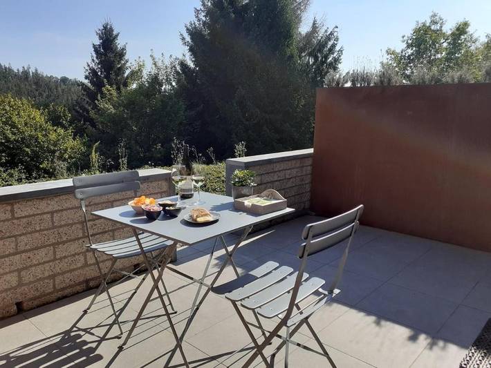 Appartement de vacances pour 2 personnes, avec terrasse et jardin