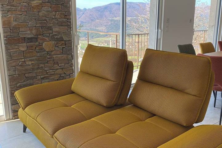 Villa Morgon 160m² in 2 apartments, swimming pool, sauna, 5 bedrooms, sublime lake view in Prunières, Nationalpark Écrins