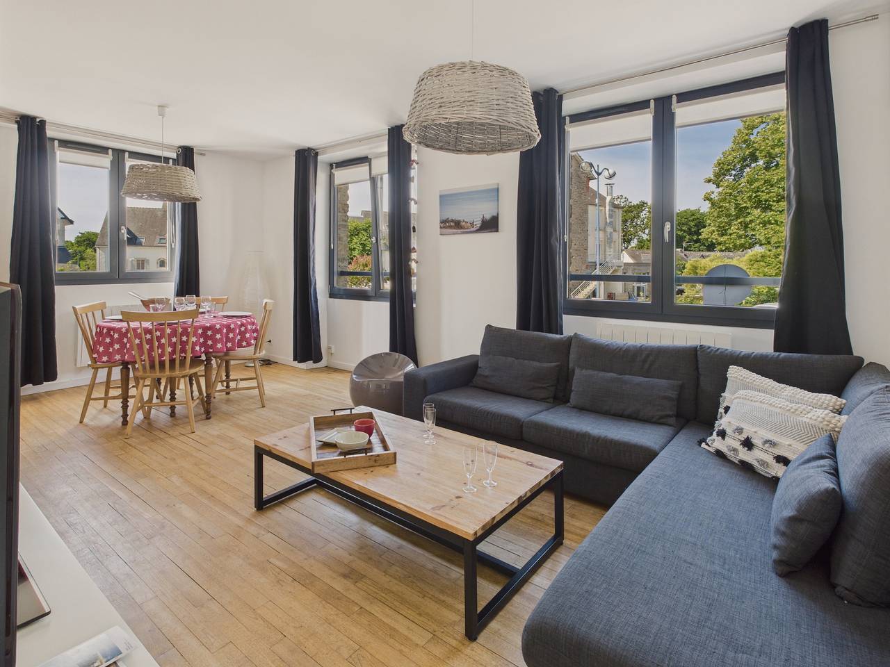 Appartement De Vacances pour 4 Personnes dans Fouesnant, Région de Quimper