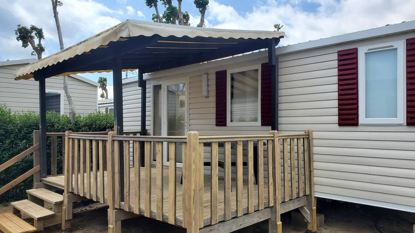 Casa rodante para 6 personas, con jardín y sauna - 1