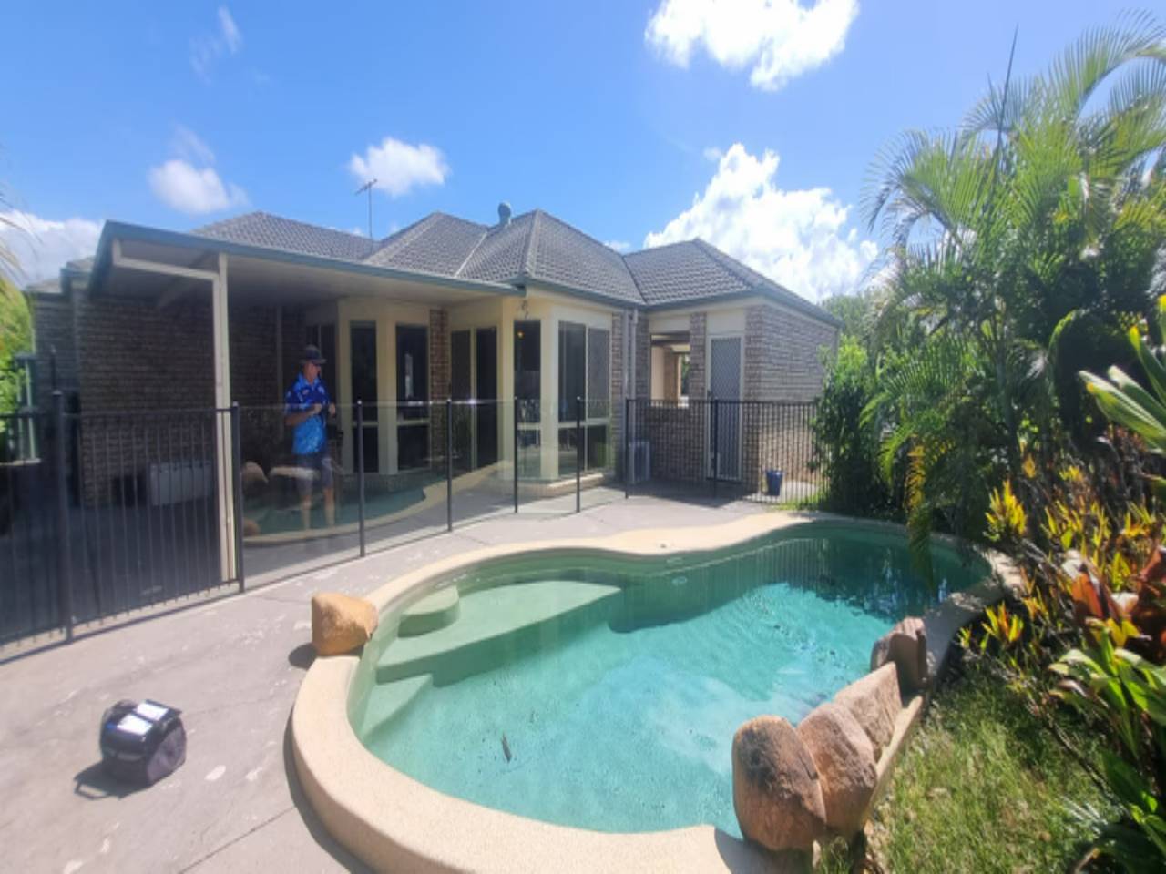Ruhiger Warner-Rückzugsort mit privatem Pool und Garten in Brisbane, Queensland