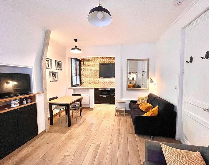 Gîte pour 4 personnes, avec vue dans Casino de Trouville