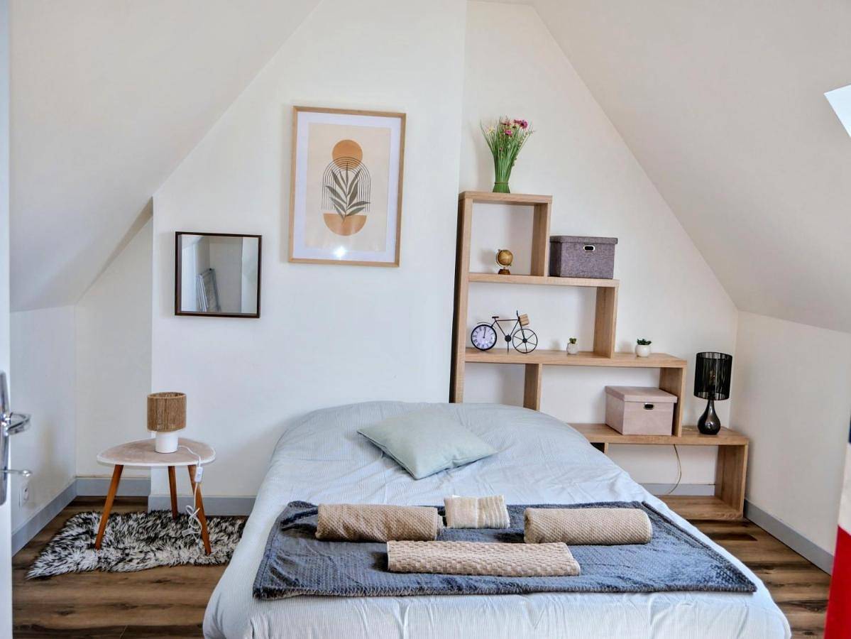 Appartement entier, Tranquillité, Parking, Proche Châteaux de la Loire in Saint-Gervais-la-Forêt, Région de Blois