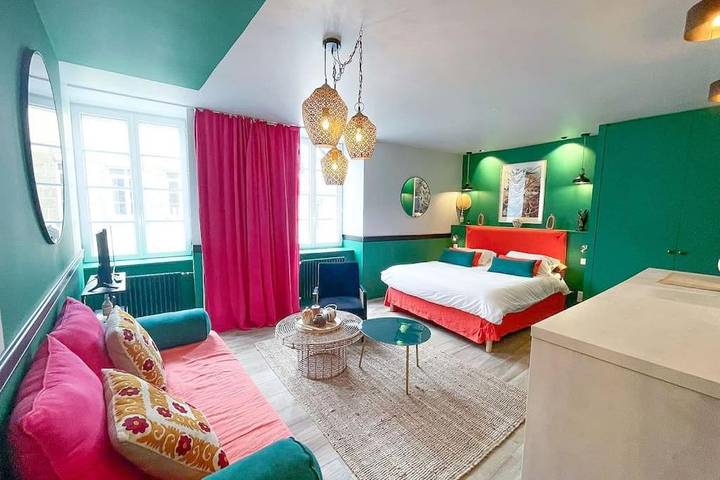 Appartement de vacances pour 2 personnes, avec jardin