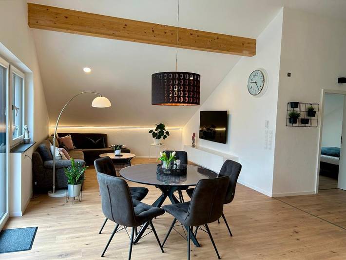 Ferienwohnung für 6 Personen, mit Ausblick und Balkon in Memmingen