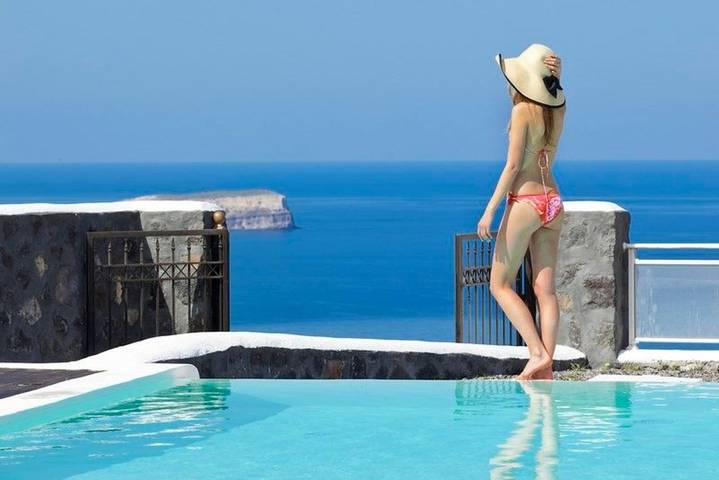 Location de vacances pour 6 personnes, avec jardin à Thera - 4