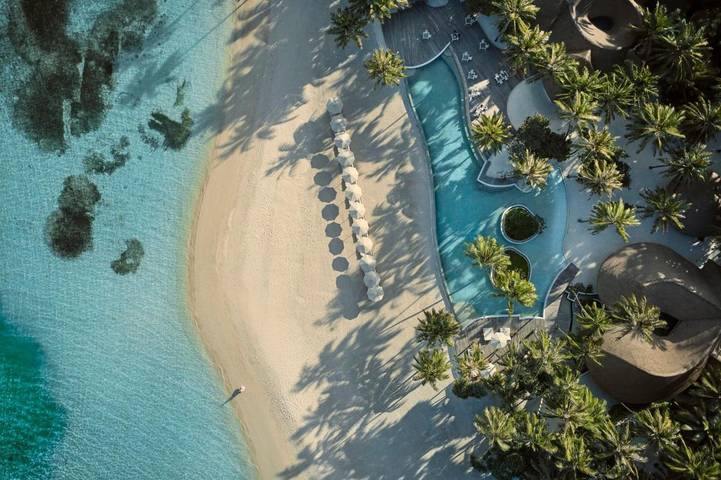 Bungalow für 4 Personen, mit Whirlpool und Garten sowie Sauna und Pool auf den Malediven