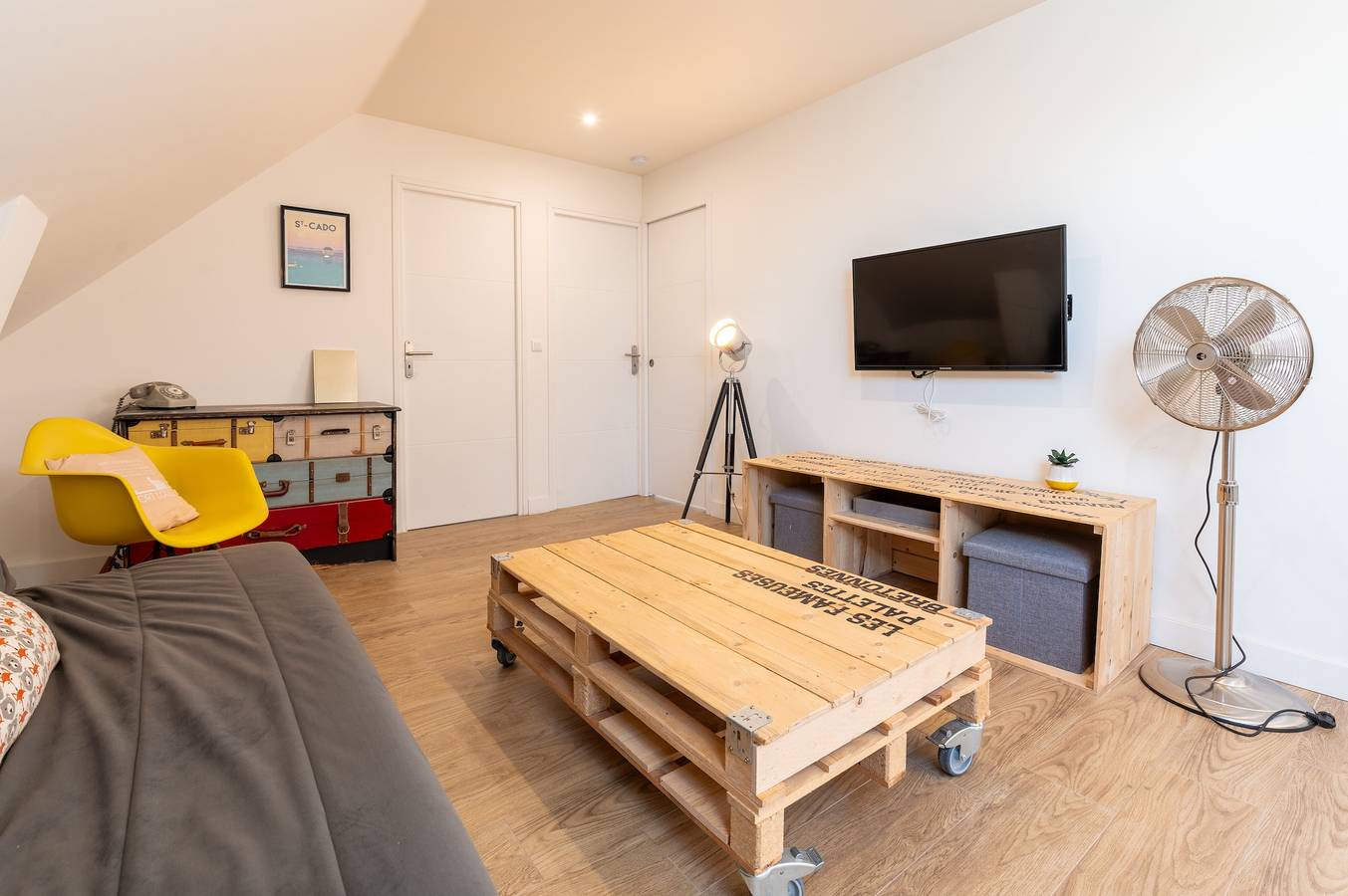 Landhaus 'Traou Mad' mit Gemeinschaftsgarten und Wlan in Merlevenez, Côte des Mégalithes