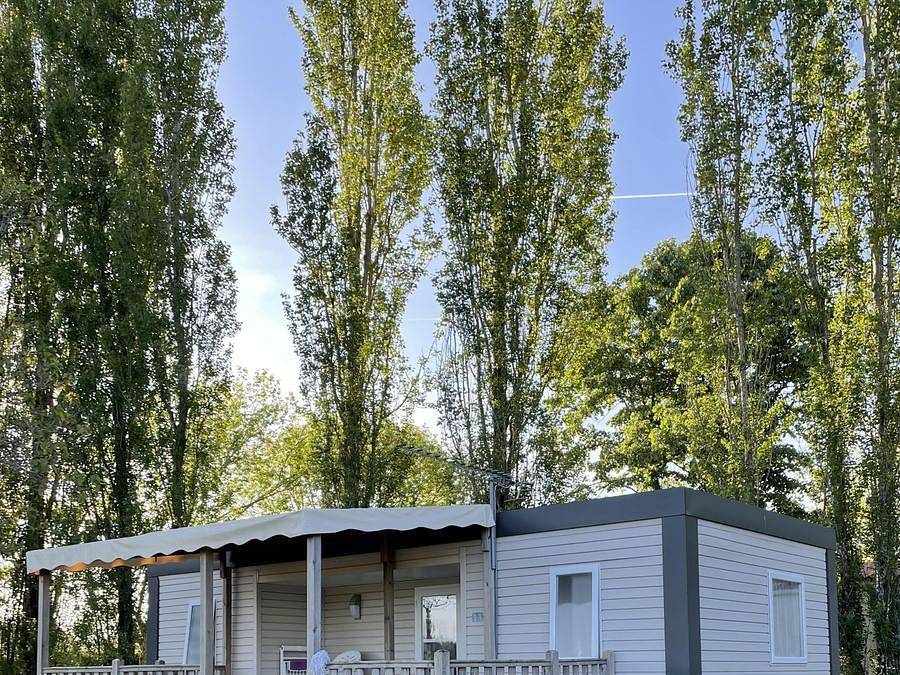 Camping Ushuaïa Villages La Maïade - Mobilheim 4 personen - Family Suite - 30m² - 2 Schlafzimmer + 2 Badezimmer in Mimizan, Côte d’Argent