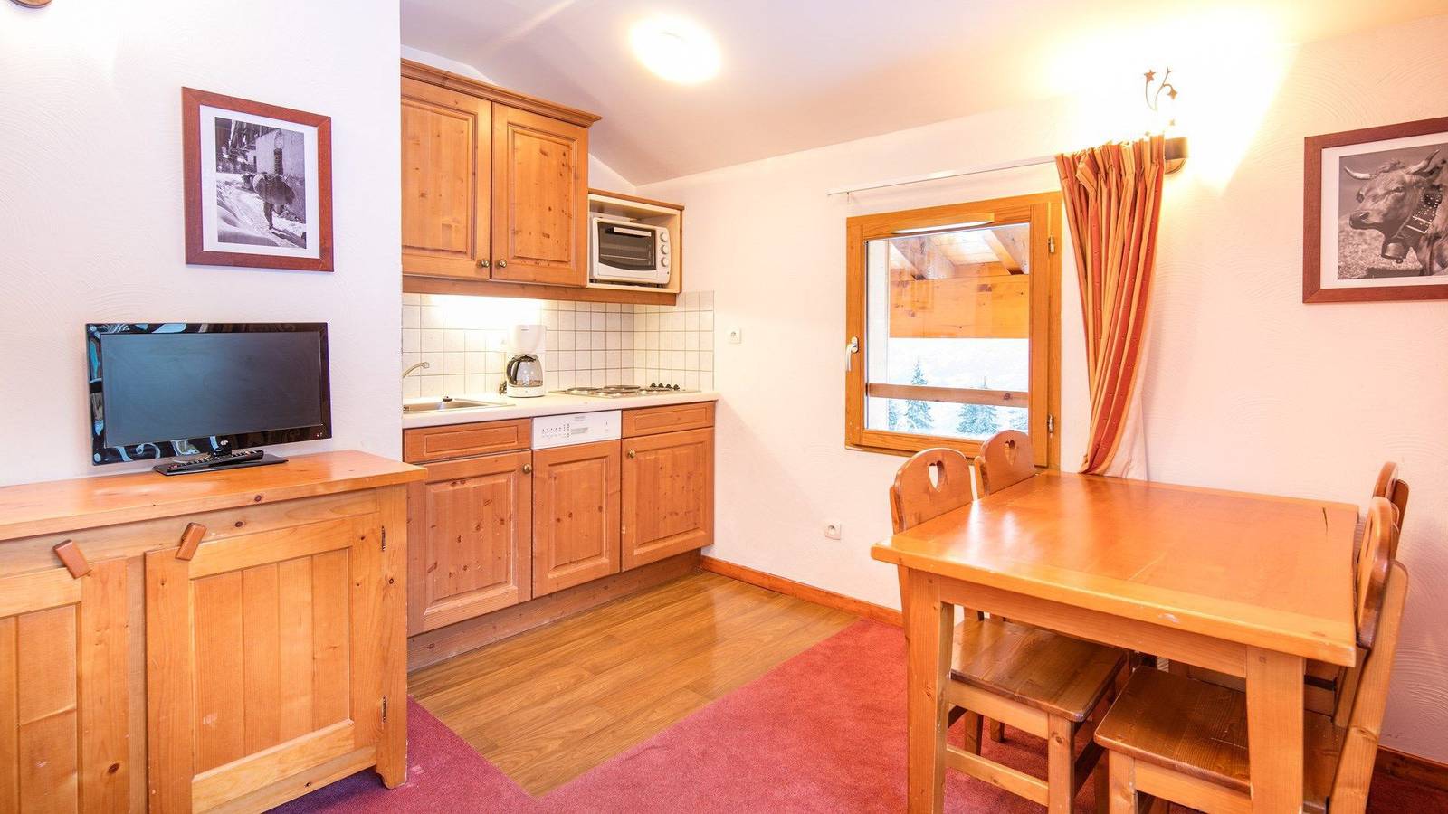 Ganzes Studio, Studio für 4 Personen mit Sauna in Valfréjus, Modane