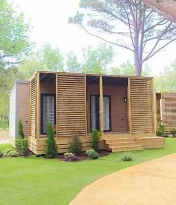 Casa rodante para 4 personas, con piscina en Pals