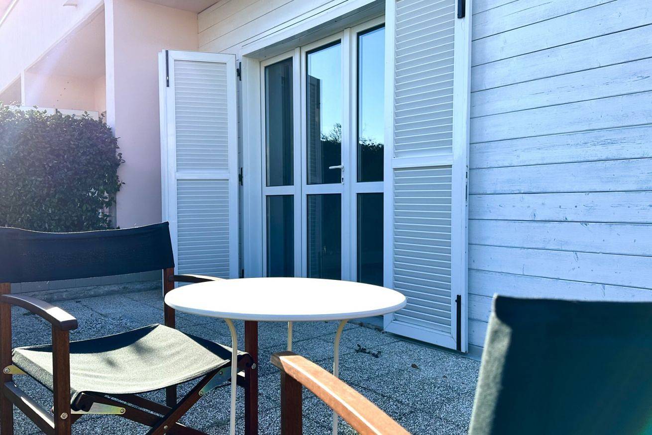 Entire apartment, Palme 6 - Marcelli, two-room apartment with garden, Residence Le Palme in Riviera del Conero