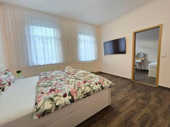 Ferienwohnung für 6 Personen, mit Terrasse und Garten sowie Ausblick in Döbeln - 4
