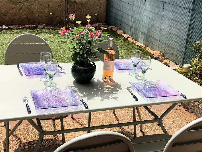 Ferienwohnung für 4 Personen, mit Terrasse und Garten