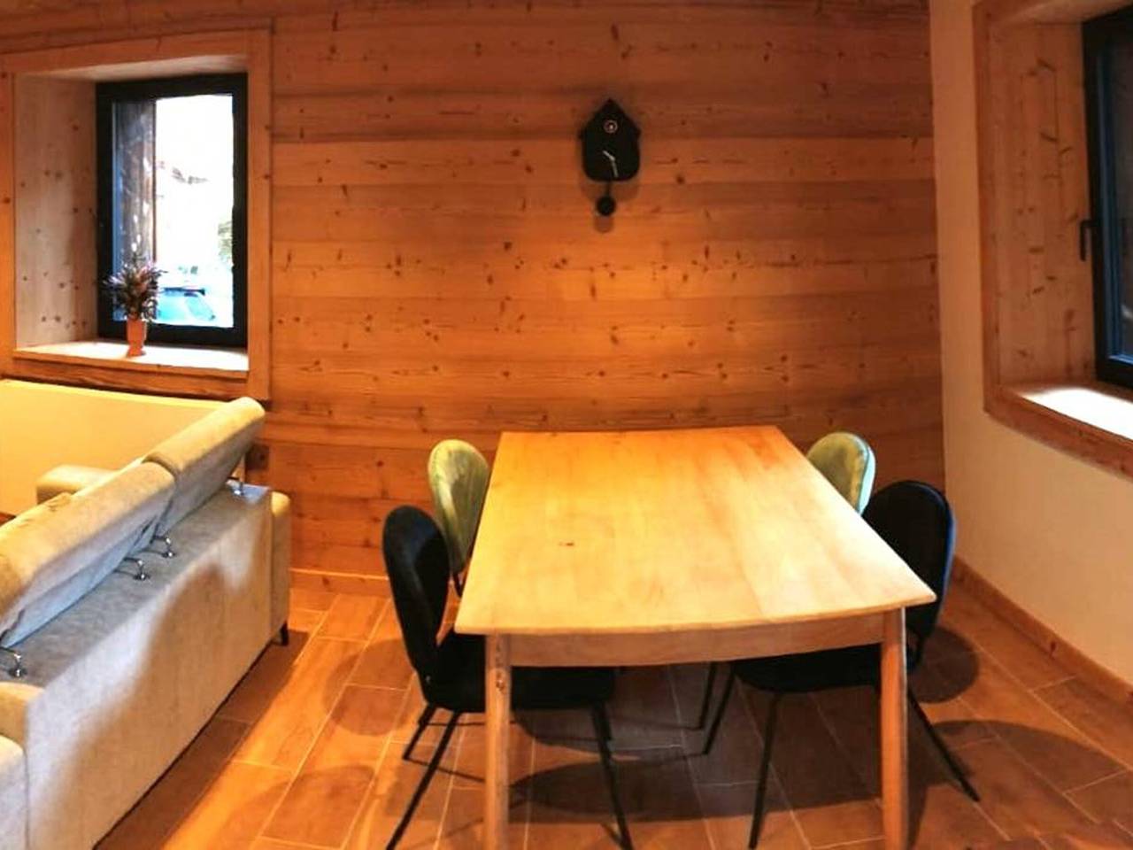 Gemütliche Erdgeschosswohnung mit Garten, 2 Schlafzimmer, Parken, Terrasse, voll ausgestattete Küche in Saint-Jean-d'Aulps, Les Portes du Soleil