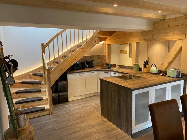 Ferienwohnung für 6 Personen, mit Terrasse und Garten sowie Ausblick