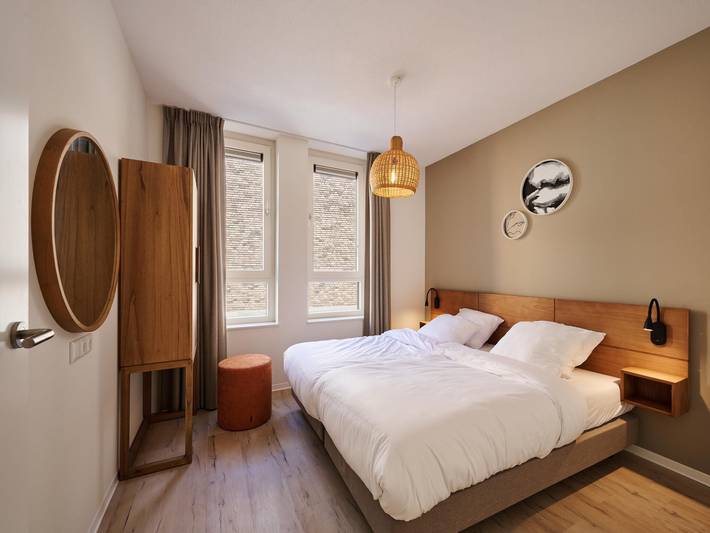 Ferienwohnung für 4 Personen, mit Balkon/Terrasse und Balkon sowie Terrasse und Pool in Maastricht