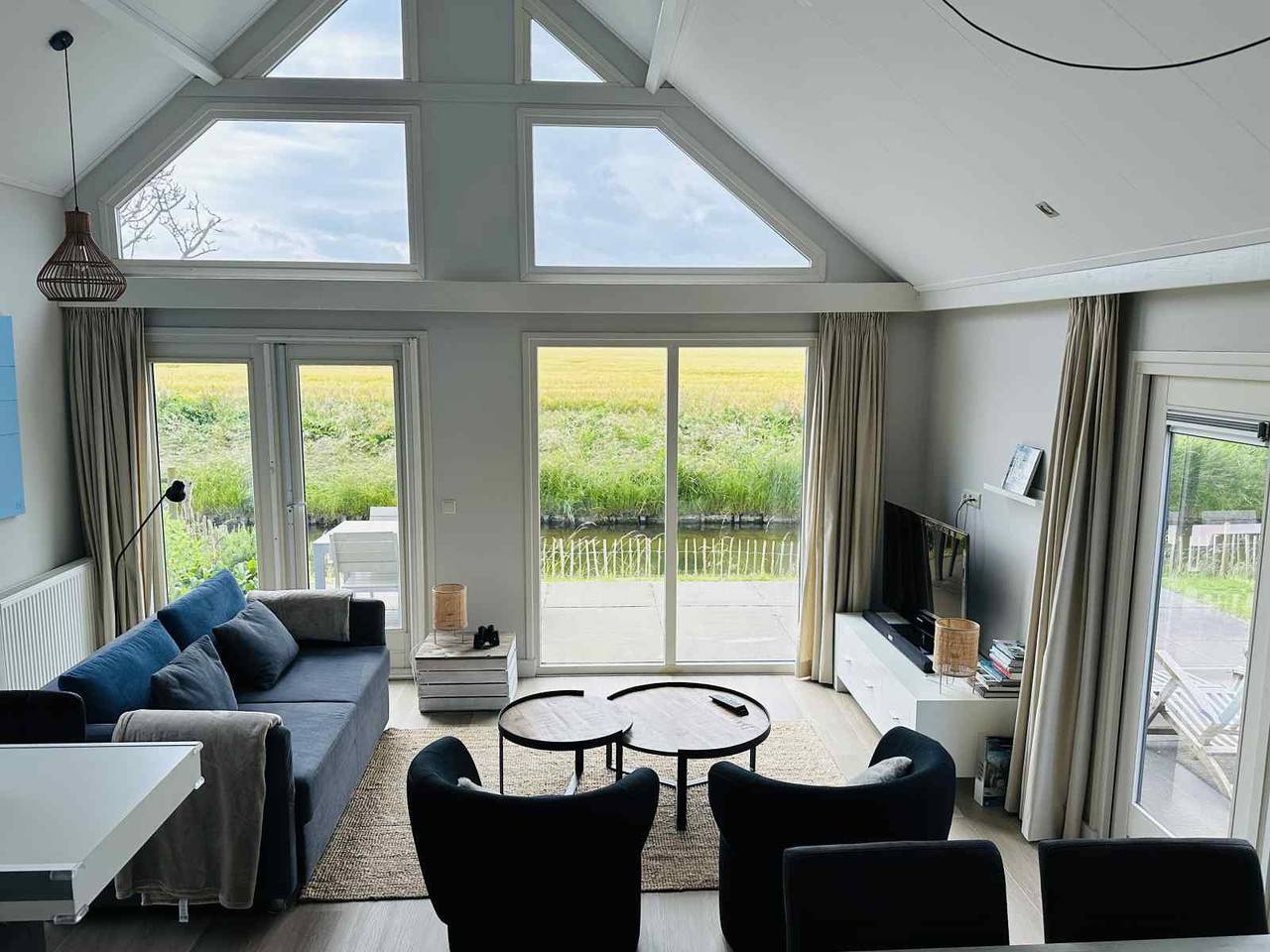 Ferienhaus, direkt hinter dem Oosterschelde-Deich, mit freiem Blick über den Polder in Niederländische Nordsee