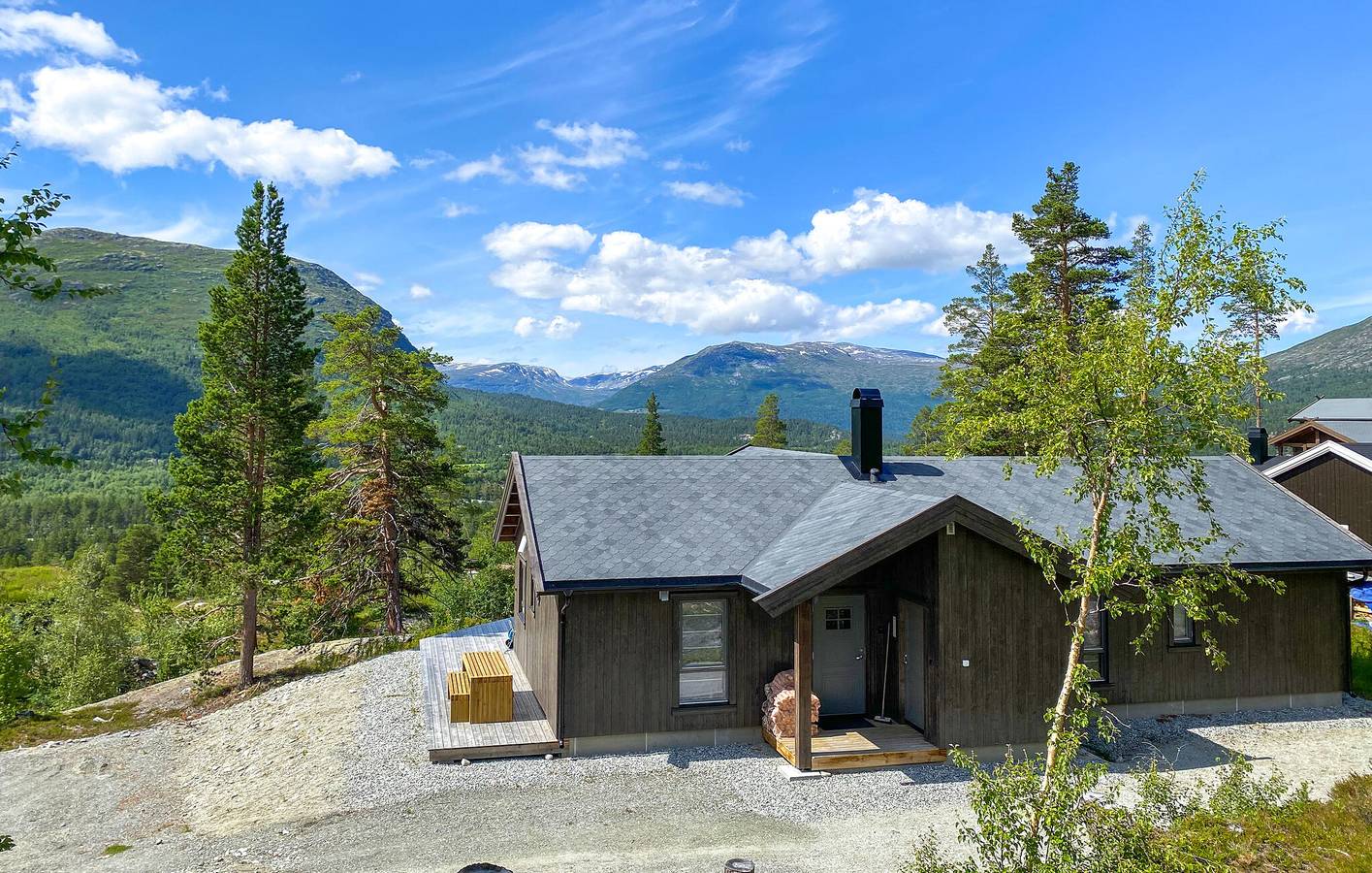 Ferienhaus für 8 Personen mit Terrasse in Bjorli, Lesja