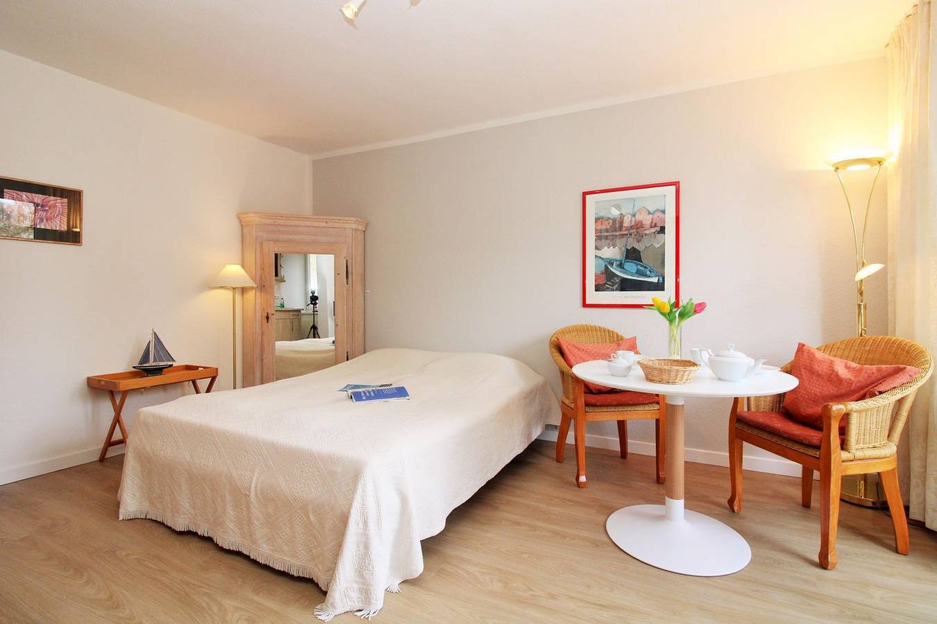 Appartement entier, Dünengarten We 53: sehr strandnahe 1-Zimmer-Fewo mit eigenem Strandzugang in Ostseebad Kühlungsborn, Kühlungsborn