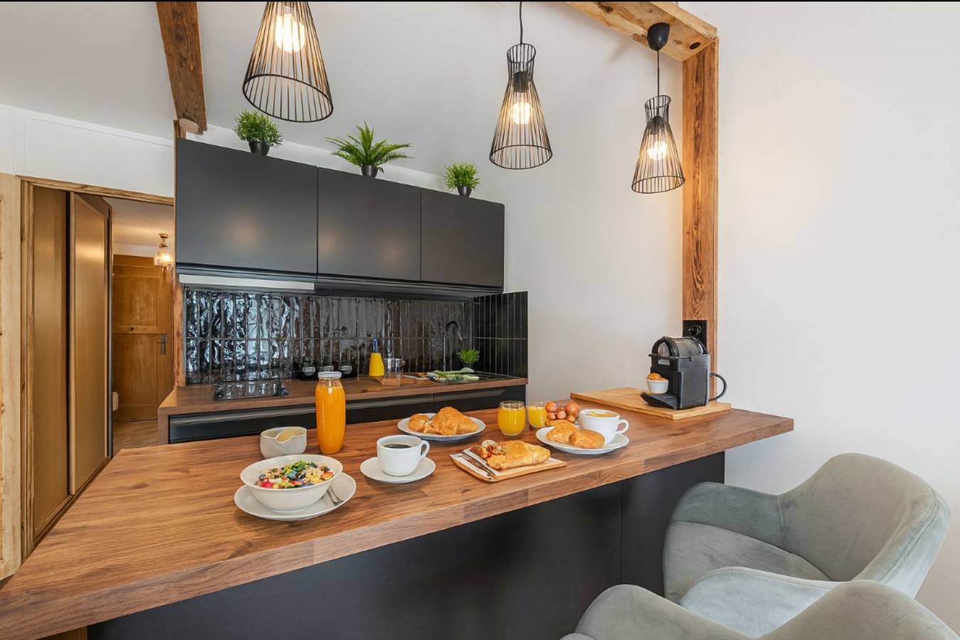 Estudio entero, Cosy nest with balcony in the middle of Argentière in Argentière, Chamonix-Mont-Blanc