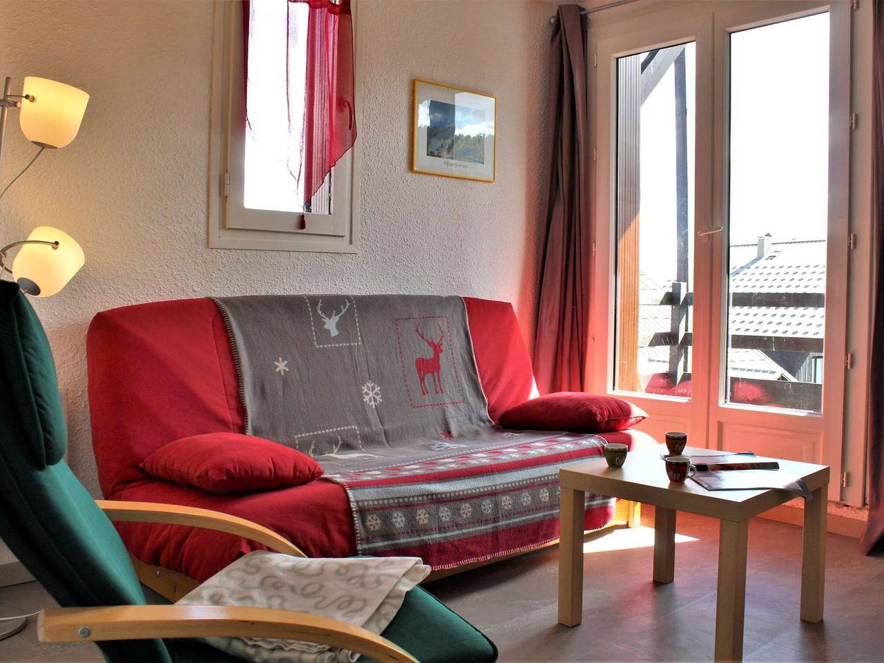 Geheel appartement, 2-room cabin apartment - 6 sleeps - Risoul 1850 in Station de Risoul, Risoul